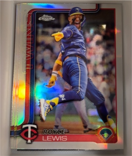 2025 Topps Chrome #254 Royce Lewis — front