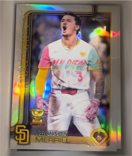 2025 Topps Chrome #61 Jackson Merrill — front