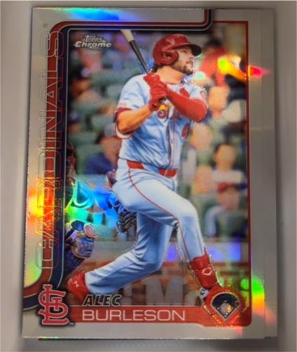 2025 Topps Chrome #281 Alec Burleson — front