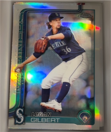 2025 Topps Chrome #11 Logan Gilbert — front