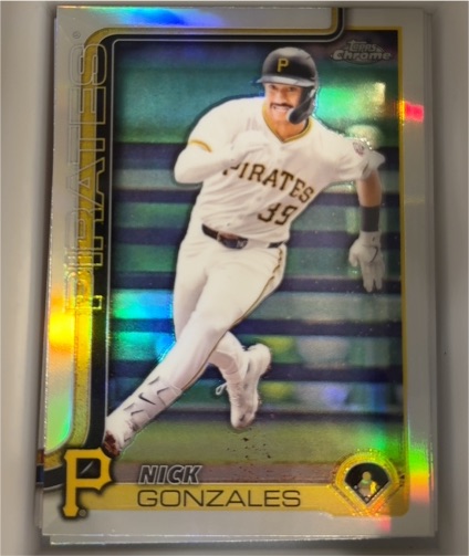 2025 Topps Chrome #222 Nick Gonzales — front