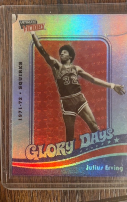 1999-00 Upper Deck Ultimate Victory Dr J Glory Days #DR1 Julius Erving — front