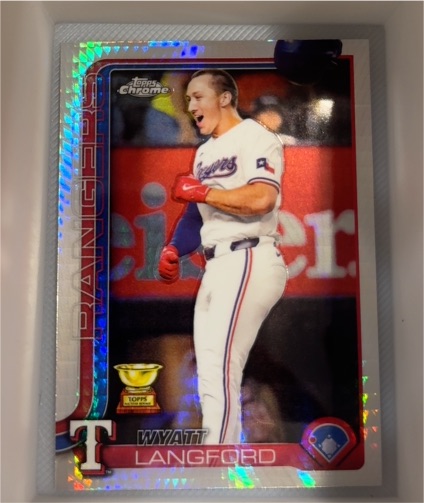 2025 Topps Chrome #68 Wyatt Langford — front