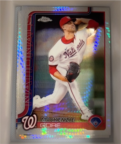 2025 Topps Chrome #160 MacKenzie Gore — front