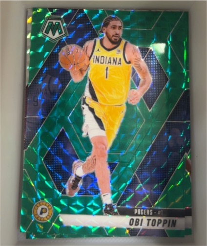2024-25 Panini Mosaic #4 Obi Toppin — front