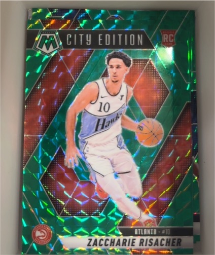 2024-25 Panini Mosaic City Edition #274 Zaccharie Risacher — front