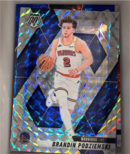 2024-25 Panini Mosaic #105 Brandin Podziemski — front