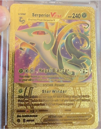 2023 Pokémon TCG Silver Tempest #210 Serperior VSTAR — front