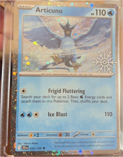 2025 Pokémon Journey Together #032 Articuno — front
