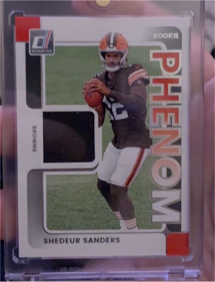 2025 Donruss #RPJ-SSS Shedeur Sanders Rookie Phenom Patch — front