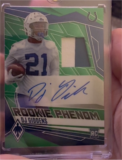 2025 Panini Phoenix Rookie Phenom #RPJ-DGS DJ Giddens — front