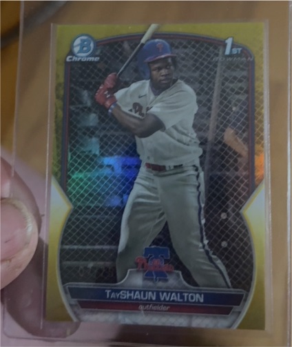 2023 Bowman Chrome Draft #BDC-183 TayShaun Walton — front