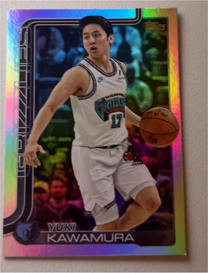 2025-26 Topps #188 Yuki Kawamura — front
