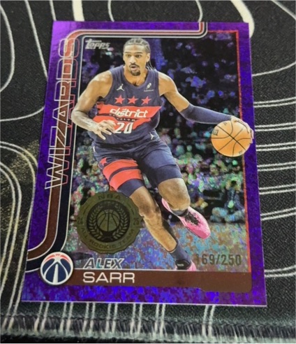 2025-26 Topps #96 Alex Sarr — front