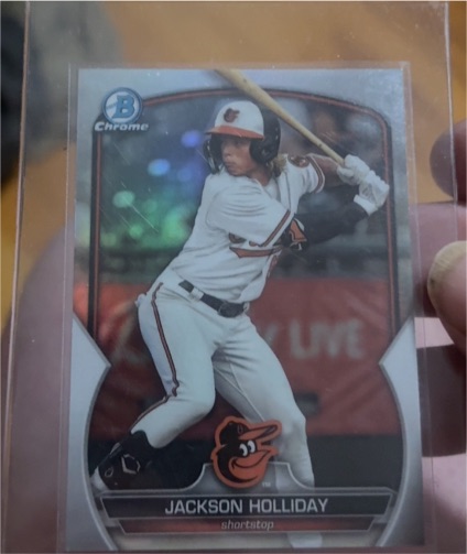 2023 Bowman Chrome Draft #BDC-118 Jackson Holliday — front