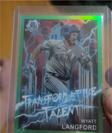 2023 Bowman Chrome Draft Transformative Talent #TT-18 Wyatt Langford — front