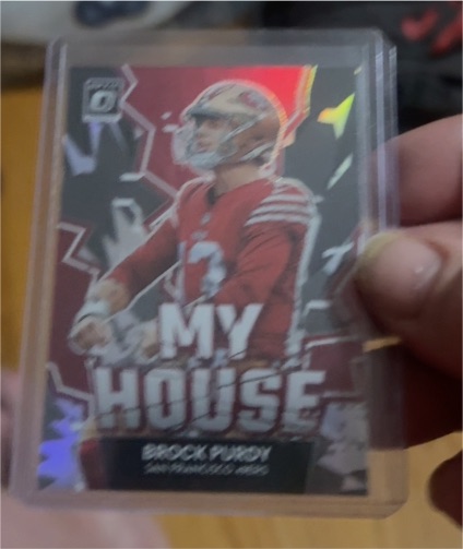 2022 Panini Donruss Optic My House Brock Purdy — front
