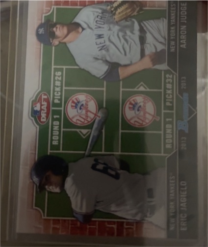 2013 Bowman Draft Picks & Prospects #DD-JJ Aaron Judge / Eric Jagielo Dual Draftee — front