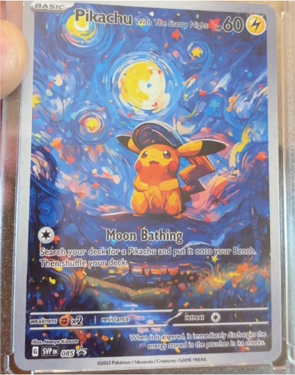 2023 Pokémon SV Promos #085 Pikachu with The Starry Night — front