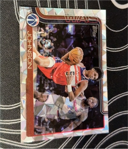 2025-26 Topps #99 AJ Johnson — front
