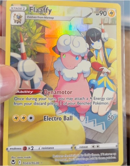 2022 Pokémon Silver Tempest Trainer Gallery #TG03/TG30 Flaaffy — front