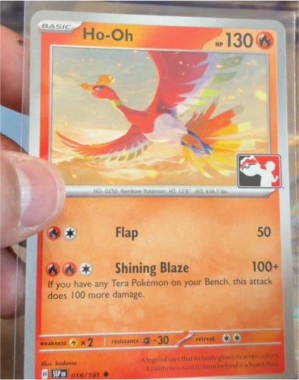 2025 Pokémon Prize Pack Series 7 #019 Ho-Oh — front