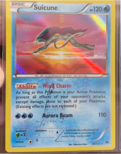 2016 Pokémon Breakpoint #30 Suicune — front