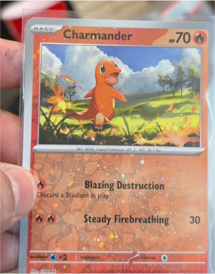 2024 Pokémon Scarlet & Violet 151 #004 Charmander — front
