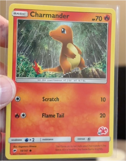 2017 Pokemon Sun & Moon Burning Shadows #18 Charmander — front