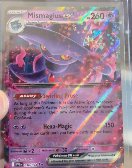 2025 Pokémon Phantasmal Flames #036 Mismagius ex — front