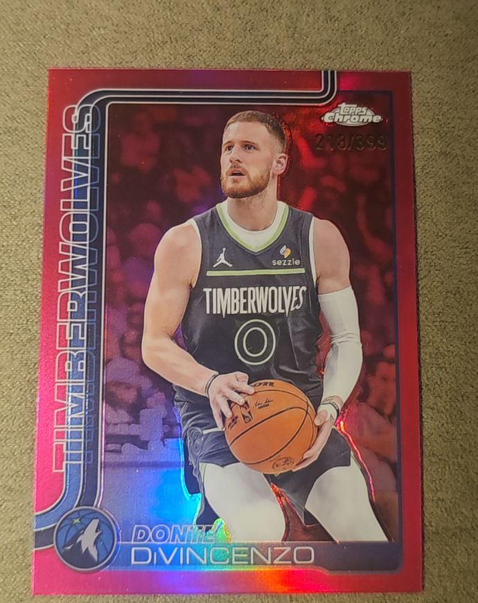 2025 Topps Chrome #218 Donte DiVincenzo — front