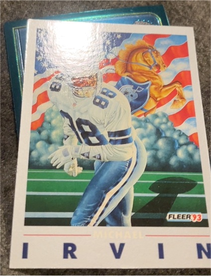 1993 Fleer #246 Michael Irvin — front