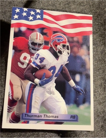 1992 All World #123 Thurman Thomas — front