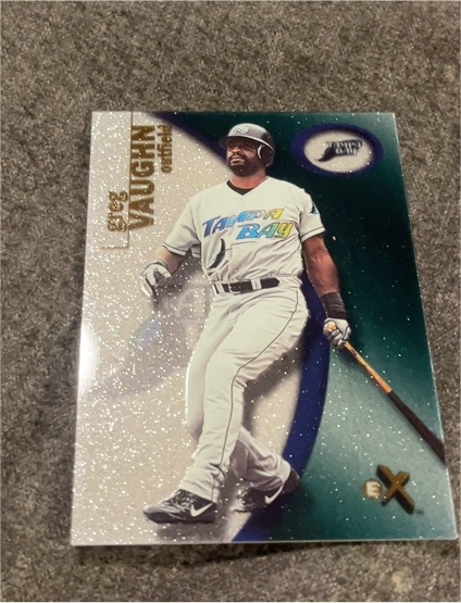2001 Fleer E-X #83 Mo Vaughn — front