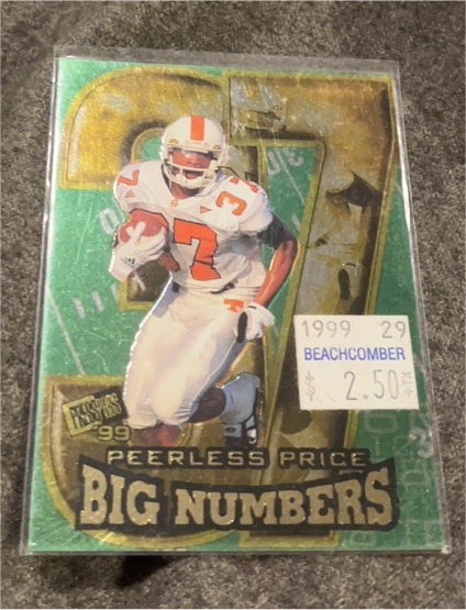 1999 Press Pass #29 Peerless Price Big Numbers — front