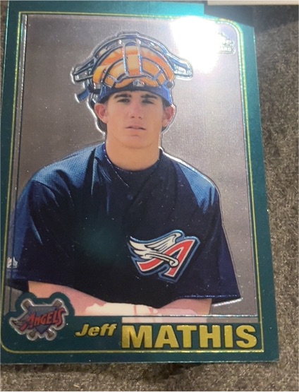 2001 Topps Traded & Rookies #T258 Jeff Mathis — front