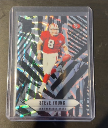 2025 Panini Donruss Elite Steve Young Razzle Dazzle — front