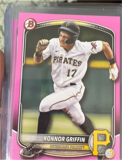 2025 Bowman #BP-86 Konnor Griffin — front