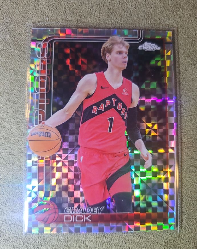 2025-26 Topps Chrome #214 Gradey Dick — front