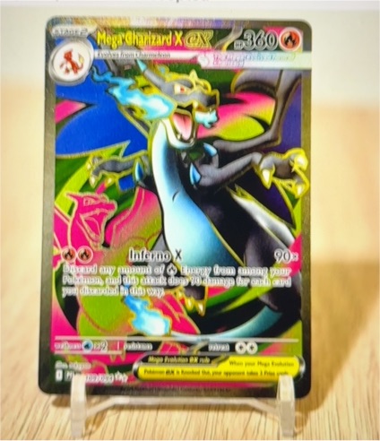 Pokémon TCG Mega Charizard X EX 109/094 Phantasmal Flames — front