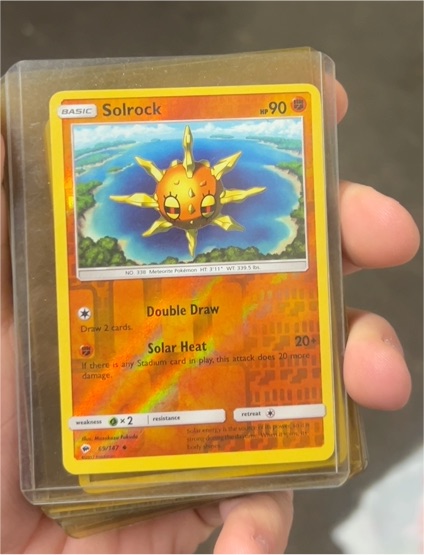 2017 Pokemon TCG Burning Shadows #69 Solrock — front