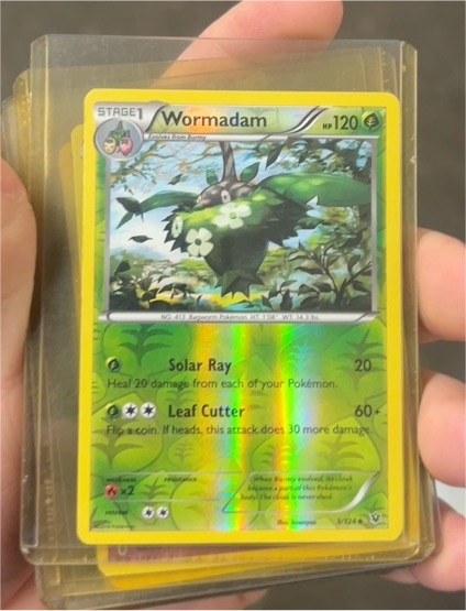 2016 Pokémon Fates Collide #37 Wormadam — front