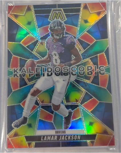 2025 Panini Mosaic Kaleidoscopic #7 Lamar Jackson — front