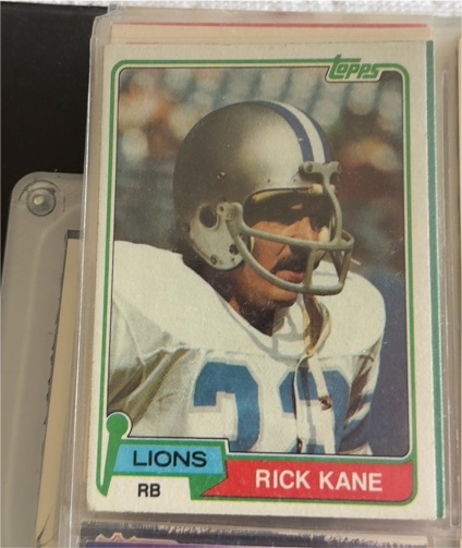 1981 Topps #66 Rick Kane — front