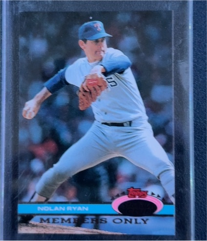 1991 Topps Stadium Club Members Only #NNO Nolan Ryan — front