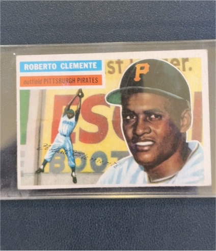 1956 Topps #33 Roberto Clemente — front