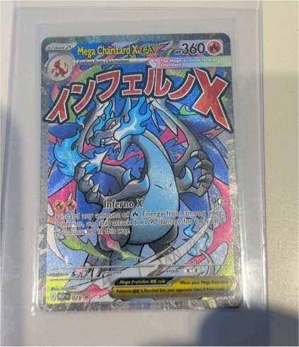 2009 Pokemon Mega Charizard X ex #023 — front