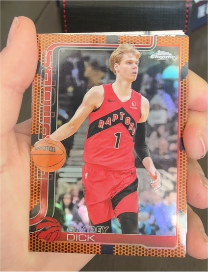 2025-26 Topps Chrome #214 Gradey Dick — front