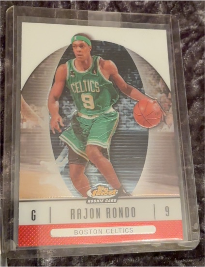 2006-07 Topps Finest #72 Rajon Rondo Rookie Card — front