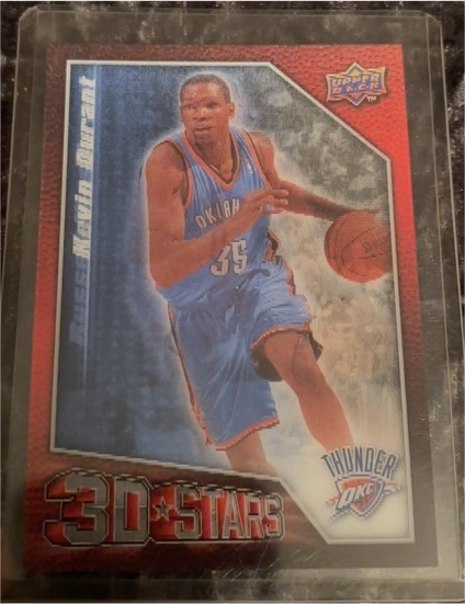 2009-10 Upper Deck 3D Stars #3D-KD Kevin Durant — front